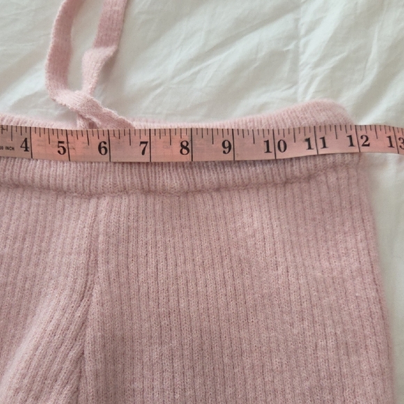 Shein Cozy Pink Cropped Cardigan and Pants Sweater Set NWOT - Picture 14 of 15